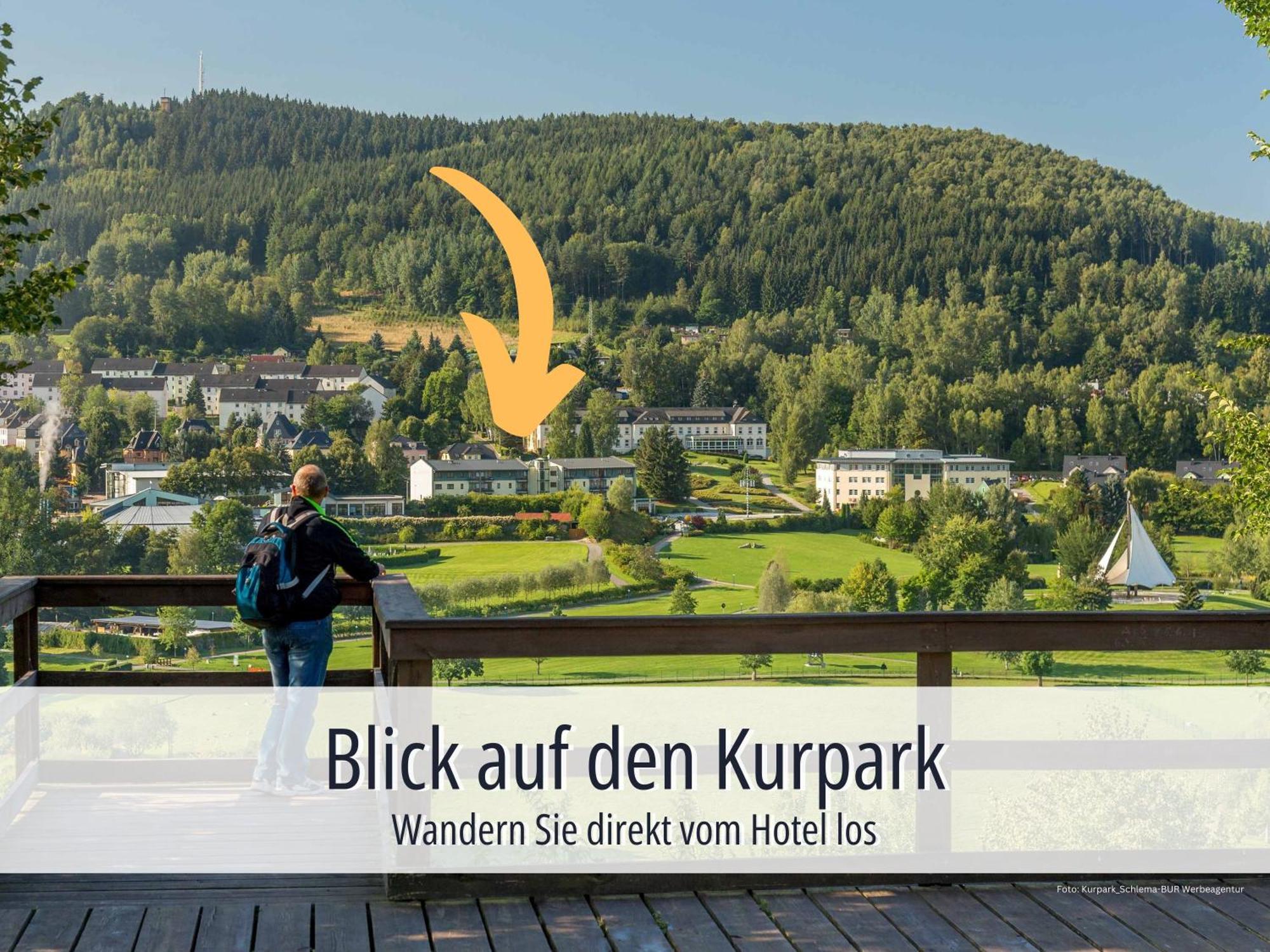 באד שלמה Hotel Am Kurhaus Mit Erstem Ayurveda Center Sachsens - Direkt Am Gesundheitsbad Actinon & Kurpark מראה חיצוני תמונה